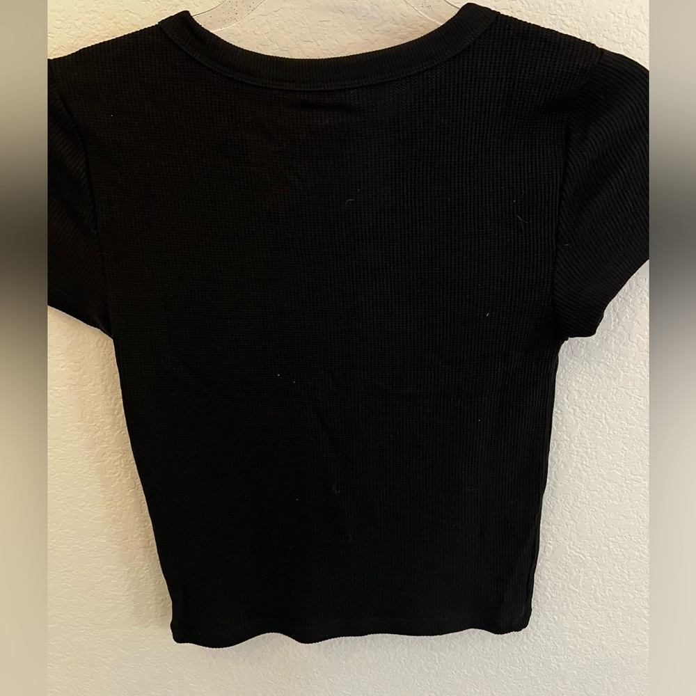American eagle black crop top - Picture 2 of 4